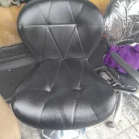 گردون اوپنی چرمی پایه استیل