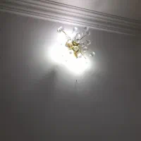 لوستر برنجی زیبا|لوستر و چراغ آویز|گرگان, |دیوار