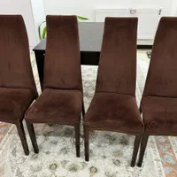 میز غذا خوری چهار نفره|میز و صندلی غذاخوری|شاهین‌شهر, اقبال لاهوری|دیوار