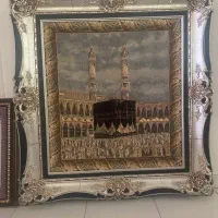 تابلو ماشینی طرح کعبه و تابلو چهار قل