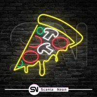 تابلو نئون فست فود و رستوران ، تابلو راهنما|ریسه و چراغ تزئینی|قزوین, |دیوار