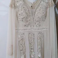 لباس مجلسی سنگ دوزی شده نو