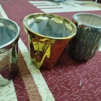 سه عدد گلدان