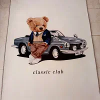 فرش لوستر و پرده ست اتاق بچه