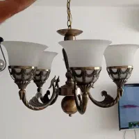 لوستر ۵شعله برنزی