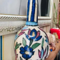 گلدان سفالی آنتیک لعابدار قدمت دار