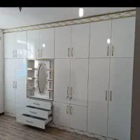 ساخت انواع کمد دیواری ام دی اف و کابینت تحویل ۴روز|خدمات پیشه و مهارت|شوش, |دیوار
