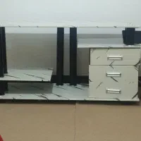 میز تلویزیون شیشه ای