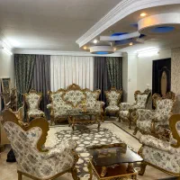 مبل سلطنتی چوب راش ۹نفره کاملا سالم بامیزوعسلی|مبلمان خانگی و میز عسلی|ری, دولت‌آباد|دیوار