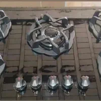 اجاق گاز رومیزی و ایستاده صفحه شیشه و استیل