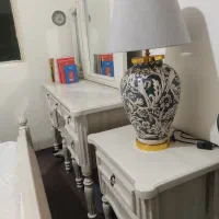 سرویس کامل تختخواب دو نفره به همراه تشک رویال|تخت و سرویس خواب|تهران, نازی‌آباد|دیوار