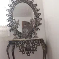 آینه شمعدون برنج