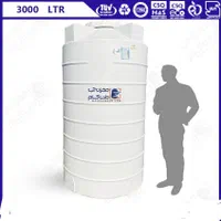 تانکر مخزن آب ۳۰۰۰ عمودی بلند مارک پلاستونیک/منبع