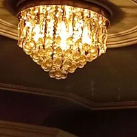 لوستر 50 سانت کریستالی|لوستر و چراغ آویز|مشهد, شهرآرا|دیوار