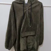 پالتو آستر کشی کلاه دار گرم سویشرت زیپ دار کبریتی|لباس|مشهد, کلاهدوز|دیوار