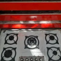 اجاق گاز. صفحه ای هود سینک + شیرالات ا خ. و ا. ن