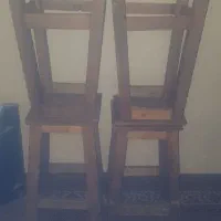 چهارپایه چوبی