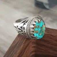 انگشتر فیروزه دست ساز