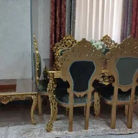 نهارخوری چوب راش|میز و صندلی غذاخوری|بوشهر, |دیوار