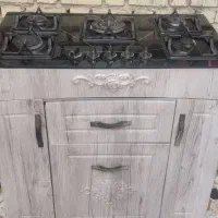 گاز صفحه ای کابینت دار سالم در حدنو