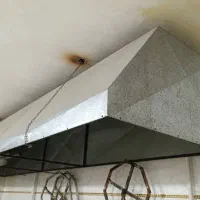 هود آشپزخانه ۴.۵ در ۱.۵ متربا کانال هواکش ۴۵ در ۴۵