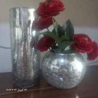 گلدان نقره ای