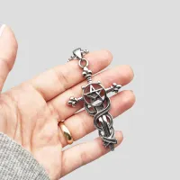 گردنبند سلیبی نقره ای