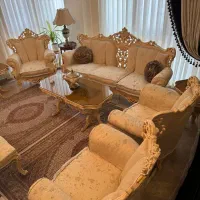 مبلمان  استیل ۹ نفره ونهار خوری ۱۰ نفره
