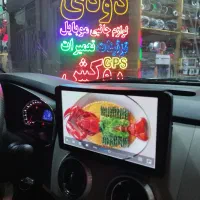 مانیتور شرکتی همراه قاب نصب دوربین دنده عقب|قطعات یدکی و لوازم جانبی|قم, حنیف نژاد|دیوار