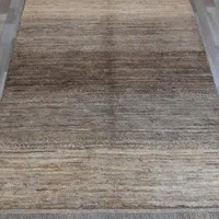 سه متری گبه دستبافت شیراز راه راهی کرم طوسی
