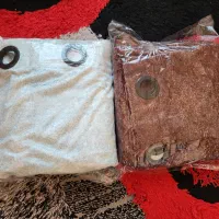 پرده پانچ آماده همراه با میله مینیمال مشکی