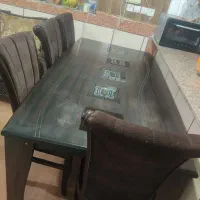 میزناهارخوری 8نفره سالم سالم وتمیزتمیز