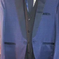 کت شلوار نونو بهمراه دوعددکراوات وجلیقه وکاور
