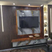 کناف سقف کشسان پارکت کاغذدیواری تیوی وال.پرده