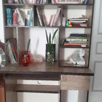 کتابخانه ومیز کامپیوتر ومیز تحریر