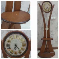 ساعت ایستاده چوبی