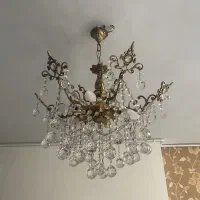 لوستر ۶ شاخه برنج