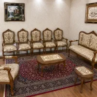 مبل ۹ نفره استیل کاملا سالم