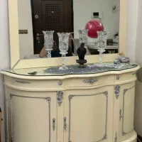 آینه و کنسول چوبی