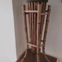 گلدان چوبی بزرگ|گل مصنوعی|محمدیه-قزوین, |دیوار