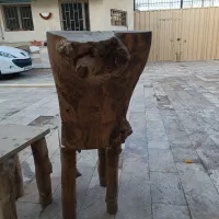 صندلی های تنه درختی|صندلی و نیمکت|پردیس, سیاه سنگ|دیوار