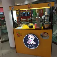 کانتر فروش مجهز به لایت باکس با برچسب قابل تغییر
