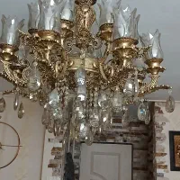 لوستر برنز ۸شاخه دوبل