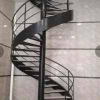 پله پیچ گرد گردون صاف آهنی دوبلکسی فلزی|خدمات پیشه و مهارت|تهران, خلازیر|دیوار