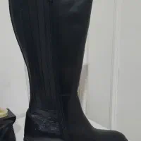 چکمه تمام چرم ساق بلند از برند السا|کیف، کفش، کمربند|چالوس, |دیوار