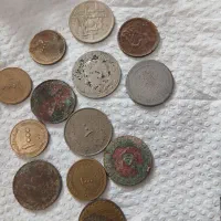 سکه قدیمی بهمراه جمهوری|کلکسیون سکه، تمبر، اسکناس|شهرکرد, |دیوار