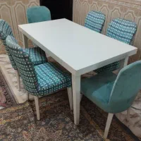 میز نهار خوری  شش نفره فوری ب فروش میرسد