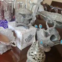 ظروف دور طلایی نو با کارتن|ظروف سرو و پذیرایی|شاهینشهر, چمران|دیوار