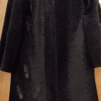 مانتو مجلسی مخمل پاییزه بسیار شیک تاسایز ۴۴