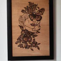 تابلو سوخته نگاری